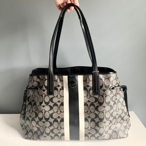 Black Coach Tote Bag